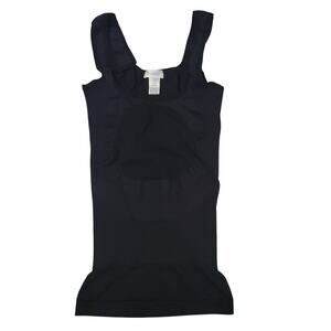 Blanqi Size Small Long Black Belly Support Tank Top Maternity Nursing Wear